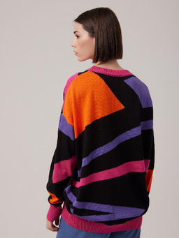 Джемпер женский 1231153011 black/fuchsia - Eleganzza фото 4