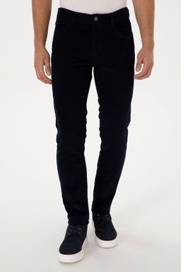 Erkek Lacivert Slim Fit Kanvas / Chino Pantolon - U.s. polo assn фото 8