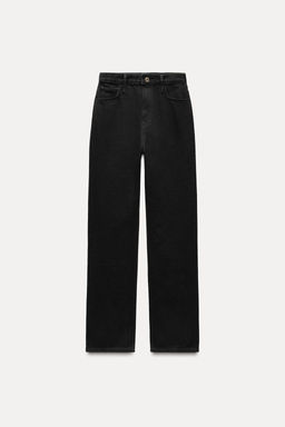 ZW COLLECTION HIGH-WAIST SLIM FIT JEANS - Zara фото 4