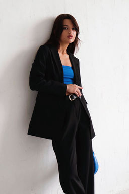 10618 Брюки-палаццо чёрные - Martichelli фото 10