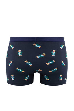 TRENDYOL MAN Cok Renkli 3lu Paket Ay? Bask?l?-Duz Esnek PamukluBoxer TMNSS25BX00008 - Trendyolmilla фото 6