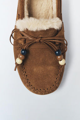 LIMITED EDITION SUEDE LOAFERS - Zara фото 9