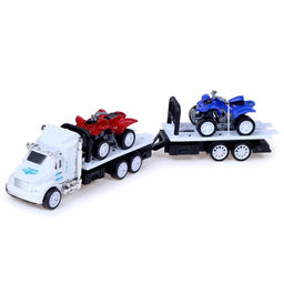 Грузовик инерционный Автовоз, с 2 квадроциклами, МИКС - Simaland фото 14