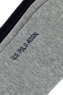 Мужские серые меланжевые носки Неожиданная скидка в корзине - U.s. polo assn фото 3