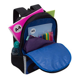 RB-651-9 Рюкзак школьный с картхолдером на держателе - Grizzly фото 25