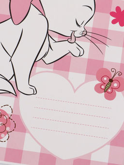 Цена за 20 шт. Тетрадь А5, 12 листов в косую линейку "Кошечка"микс