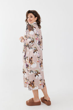 Платье ANELLI 1126 ирисы  фото 2