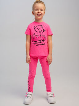 12522228 Брюки трикотажные для девочек (легинсы)