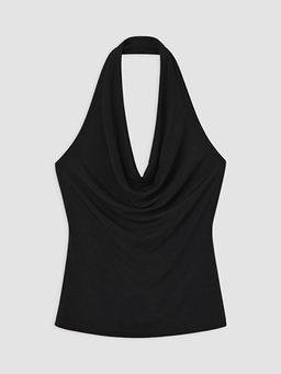 Halter Yaka B?zg?l? Bluz