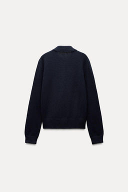 KNIT JACKET WITH BOW BUTTONS - Zara фото 2