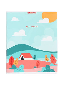 Тетрадь 48 листов, в клетку «Времена года», мелованный картон, МИКС