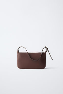 BOLSO SHOULDER NYLON / Marr?n - Zara фото 5