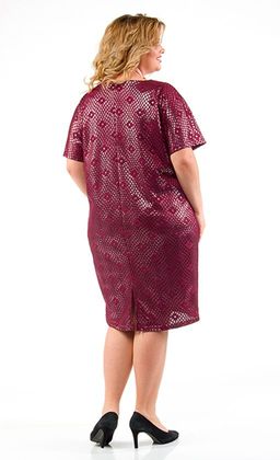 Роскошное женское платье свободного силуэта - Ckc collections фото 4