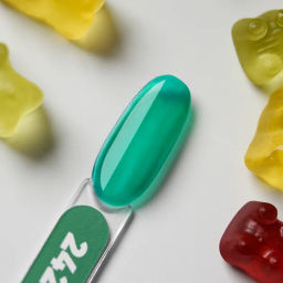 Гель-лак Glass №242 - зелёный - Patrisa nail фото 2