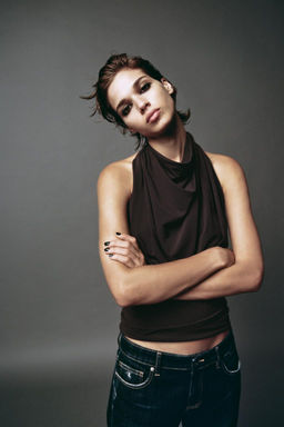 DRAPED HALTER TOP - Zara фото 4