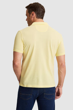 Erkek A__k Sar_ Regular Fit Polo Yaka Basic Ti__rt