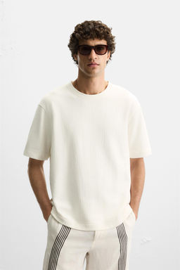 TEXTURED REGULAR FIT SWEATSHIRT - Zara фото 2