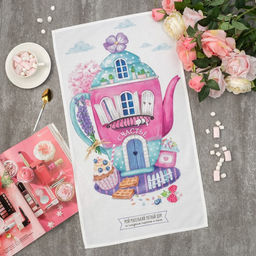 Полотенце Этель Счастье 40х73 см, 100% хлопок, саржа 190 гр/м2