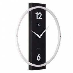 Часы настенные, интерьерные, бесшумные, d-30 см, металл с деревянным основанием