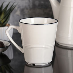 Кружка фарфоровая Морской бриз, 220 мл, цвет белый - Magistro фото 2