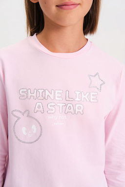 PELICAN, джемпер для девочек, Розовый  фото 2