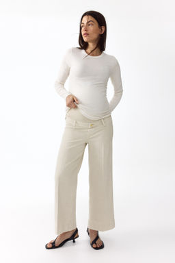MAMA Wide High Waist Ankle Jeans - H&m фото 5