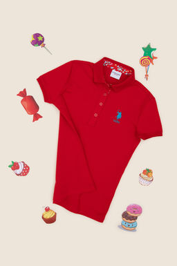 Girl Red Basic T -For Неожиданная скидка в корзине