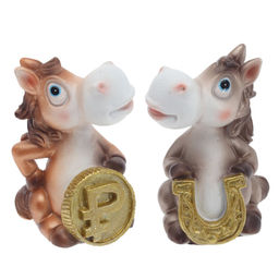 Фигурка декоративная "Лошадка", L4,5 W4,5 H6,5 см, 2в.