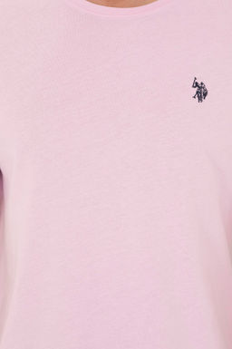 Мужская розовая базовая футболка - U.s. polo assn фото 7
