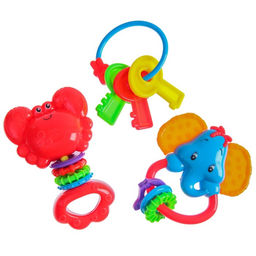 Набор погремушек Африка, 3 шт, Крошка Я