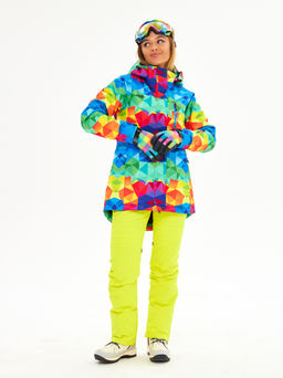 Женская горнолыжная сноубордическая куртка Alpha Endless Ultra Chaleur SNB 423/316_6 Разноцветный  фото 36
