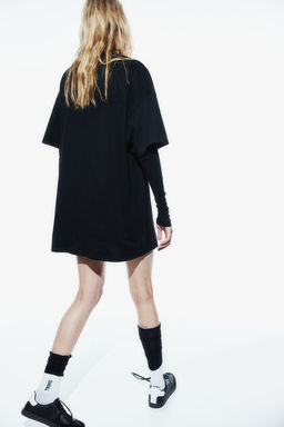 Vestido camiseta oversize - H&m фото 6