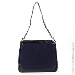 Женская замшевая сумка 73550 Блу