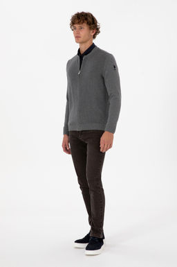 Erkek Gri Melanj Basic Triko H_rka Sepette S_rpriz _ndirim - U.s. polo assn фото 4