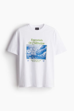 Camiseta con motivo estampado Loose Fit