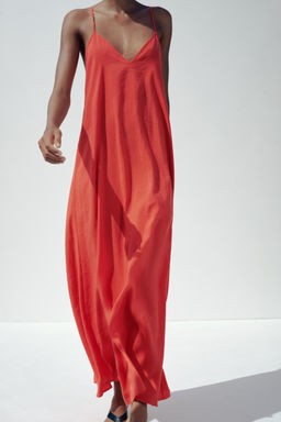 FLOWING MIDI DRESS - Zara фото 8