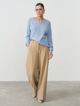 Джемпер кашемировый 1105 голубой