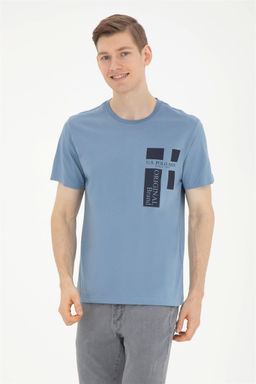 Мужская футболка цвета индиго