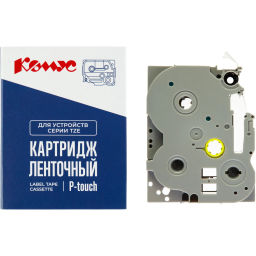Картридж Комус TZE-721(Brother TZE-721 черный на зеленом ,9мм/8м)