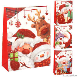 Пакет подарочный 31х40х12 / 109-1L /уп 12/360/Новый год - Галеонтрейд фото 6