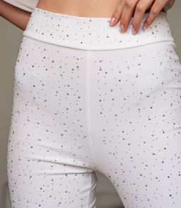 Леггинсы #БШ2155, белый