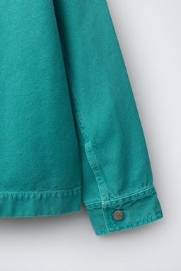 SOBRECAMISA DENIM / Turquesa