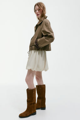 Botas a la rodilla en serraje afelpado - H&m фото 4