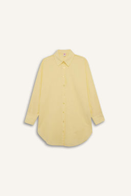 Fall in Love Regular Fit Pamuklu Plaj Gomlegi - Defacto фото 15