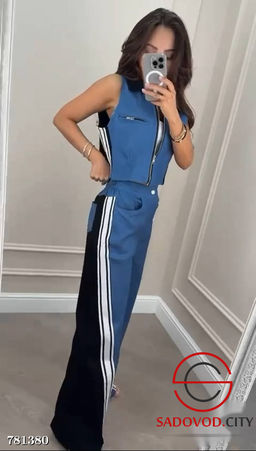 Женский комбинированный костюм двойка - Bruno фото 2