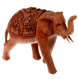 Сувенир «Слон резной», 20×8×16 см, дерево