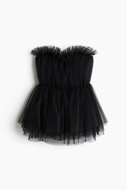 Top bandeau en tul plisado - H&m фото 10