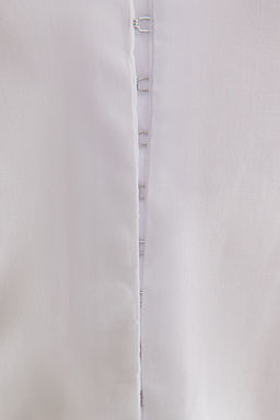 TRENDYOLMILLA Beyaz Kanca Detayl? Regular Normal Beden Dokuma Gomlek TWOSS25GO00046  фото 5