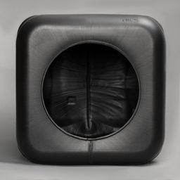 Бак для душа, 150 л, пластиковый, с крышкой, с резьбой под кран, чёрный