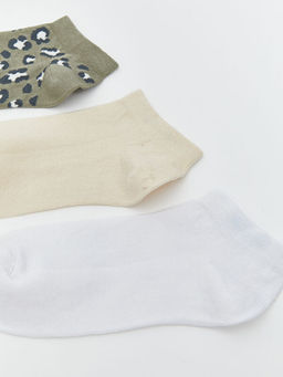 Desenli Kad?n Patik ?orap 5li